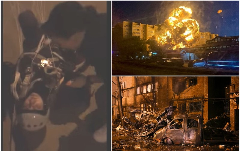 13 morți în blocul peste care a căzut un avion militar rusesc, la Eisk. Pilotul, filmat lângă locul exploziei: „Ați fost doborâți, nu?”