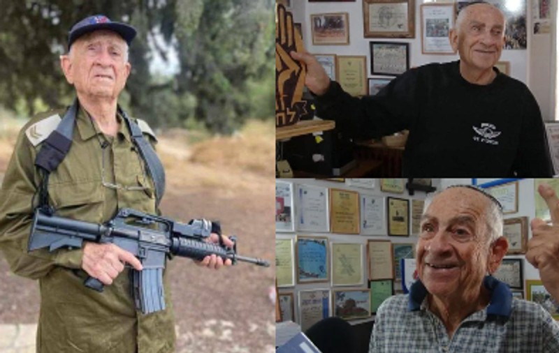 Un rezervist de 95 de ani, fost membru al grupării paramilitare israeliene Lehi, s-a alăturat armatei pentru lupta contra Hamas