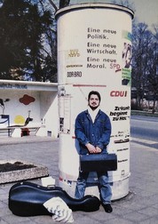 Prima fotografie a lui Octavian Ursu în Germania. FOTO: octavian-ursu.de