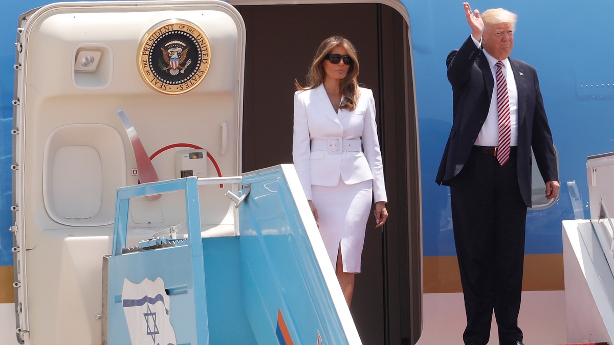 Donald Trump a ajuns în Israel