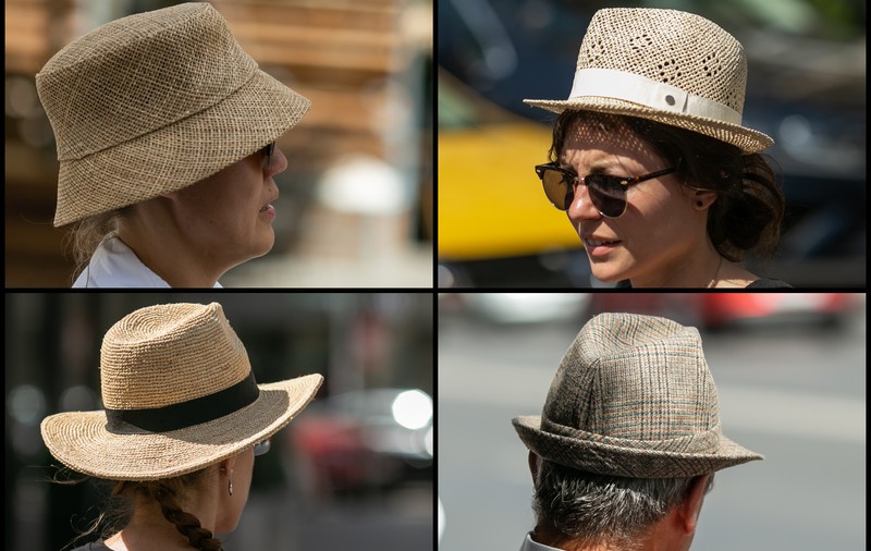 VIDEO&FOTO/ Accesorii asortate caniculei! Spectacolul pălăriilor practice şi la modă care îi apără pe bucureşteni de soare