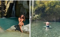 Raluca si iubitul israelian, Guy Kouris, în Albania