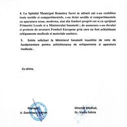 „Spitalul Municipal Râmnicu Sărat nu are Unitate de Primiri Urgențe, ci doar Cameră de Gardă”, spune răspunsul venit la solicitarea ziarului.