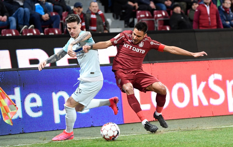 CFR Cluj - FCSB 1-0. Echipa lui Dan Petrescu, pas mare spre titlul de campioană