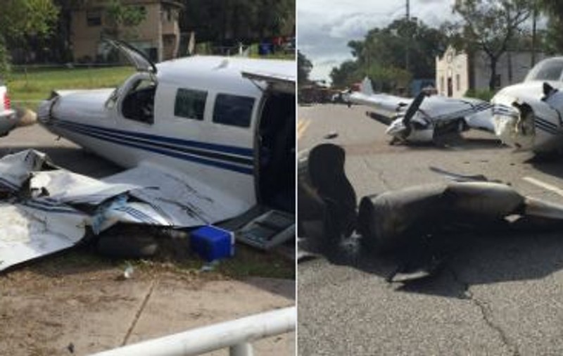 Un avion s-a prăbușit pe stradă sub privirile îngrozite ale martorilor | VIDEO