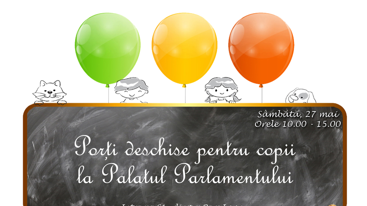 Porți deschise sâmbătă la Palatul Parlamentului