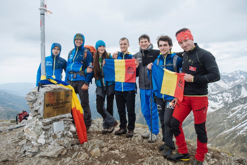 Echipa de la Climb Again care a urcat în weekend pe Vârful Moldoveanu