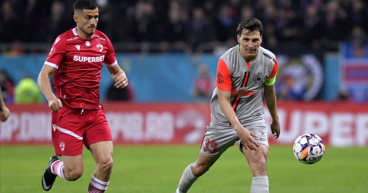 Dinamo si FCSB s-au intalnit intr-o partida din runda a doua a play-off-ului SuperLigii