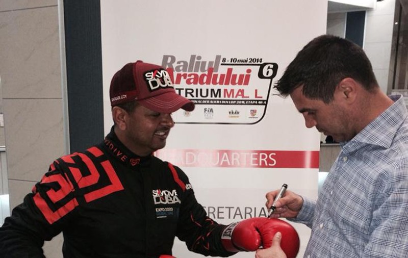 Mihai Leu, cadou special pentru pilotul-campion Rashid Al Ketbi din Dubai