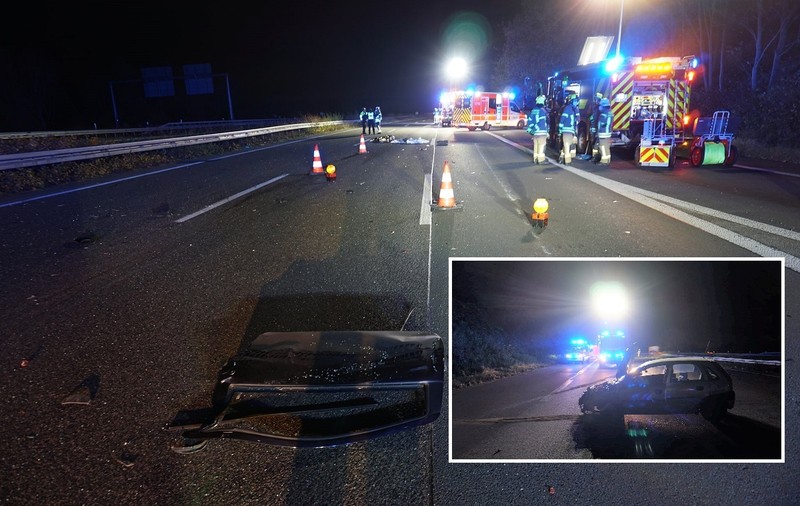 Un român de 21 de ani a coborât de la volan în mijlocul autostrăzii și a fost spulberat de un Mini, în Germania