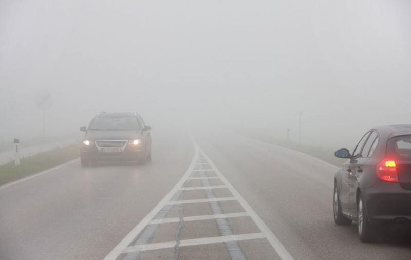 Cod galben de ceață pentru București și județele Ilfov și Călărași. Situația traficului pe A1 și A2