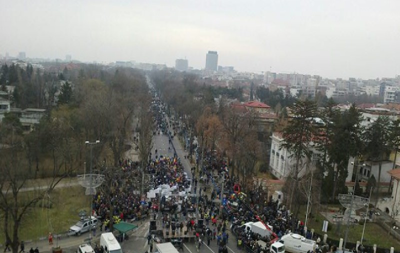 Restricţii de trafic în Capitală! Crescătorii de animale protestează până la ora 18.00!