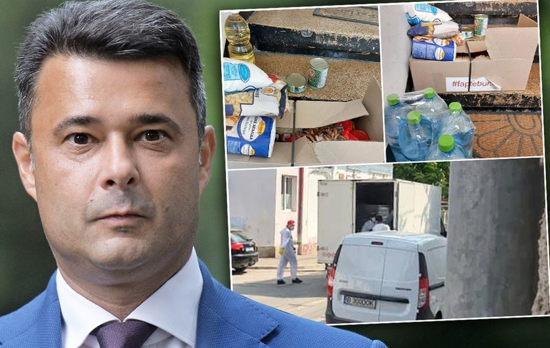 “Pomană electorală de COVID”. Oamenii lui Florea împart făină, zahăr și apă pe străzile cu vile din sectorul 5