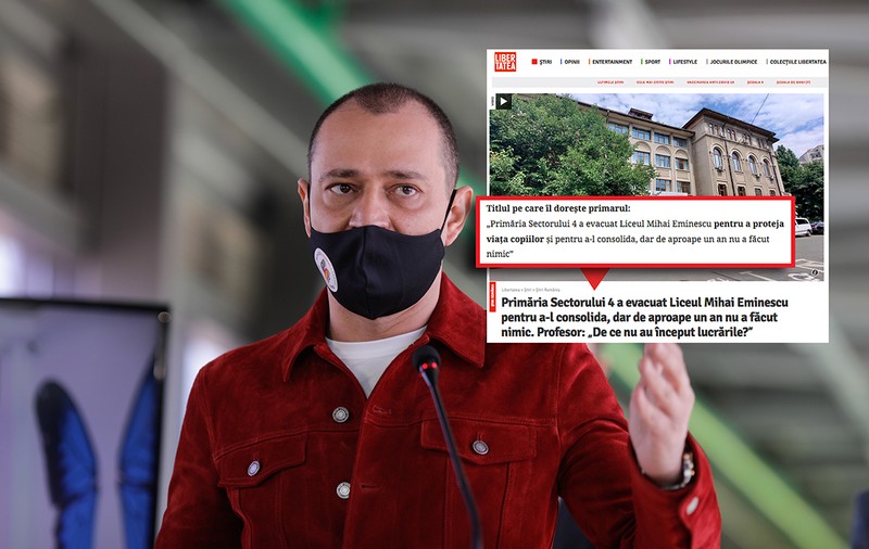Refuzat în primul caz de judecători, primarul Băluță cere eliminarea unui alt articol și rescrie el investigația jurnalistică
