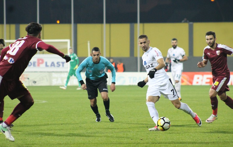 Liga 1 la fotbal, etapa 3, play-out FC Voluntari - Gaz Metan Mediaș 1-2. Ardelenii câștigă în inferioritate numerică