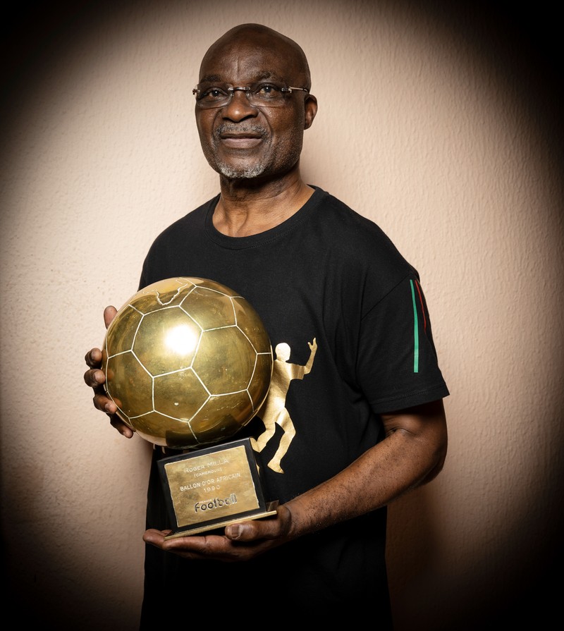 Miller, cu Balonul de aur al Africii, distincție primită în 1990