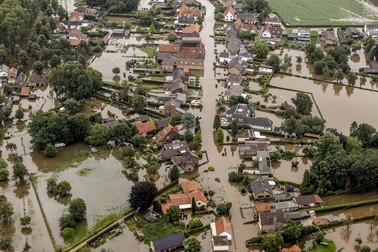 Orașul olandez, văzut de sus, în urma inundațiilor | Foto: Profimedia