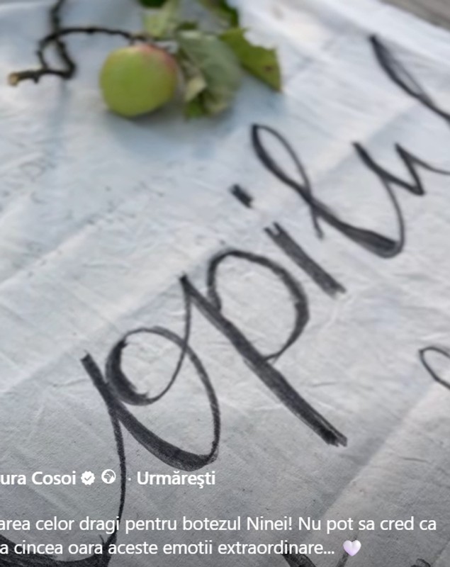 Cum își așteaptă Laura Cosoi invitații la botezul celei de-a cincea fetițe. Nina va fi creștinată în acest weekend. „Nu pot să cred”