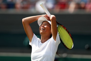 Anul trecut, Su-Wei Hsieh a eliminat-o pe Simona Halep în turul 3 la Wimbledon, scor 3-6, 6-4, 7-5 FOTO: EPA-EFE/NIC BOTHMA