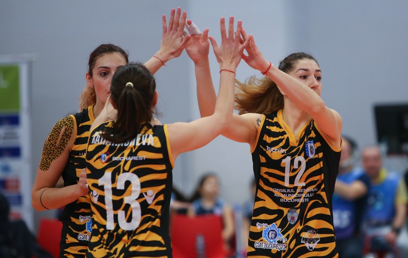”Tigroaicele” revin în arenă! CSM București vrea și Cupa României la volei. Semifinalele sunt vineri, la Piatra Neamț