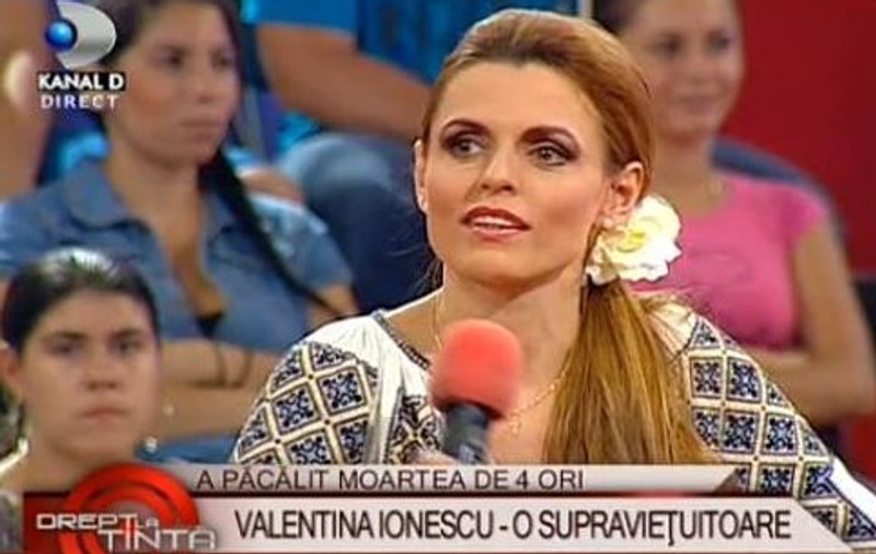 Cântăreaţa Valentina Ionescu a învins moartea de patru  ori