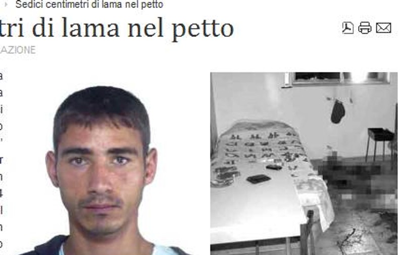 Un italian i-a băgat unui român cuţitul în inimă