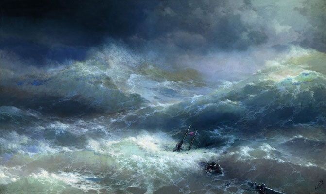 Valul, 1889, Ivan Aivazovski
