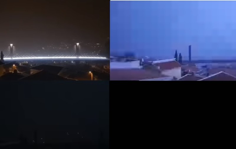 Insula portugheză Madeira a rămas fără curent din cauza unui fulger. Momentul, filmat de un localnic