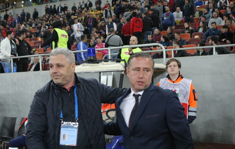 Marius Șumudică face un jurmământ: ”Fac tot ce depinde de mine ca FCSB să nu ia campionatul”. Reghe îl temperează | GALERIE FOTO