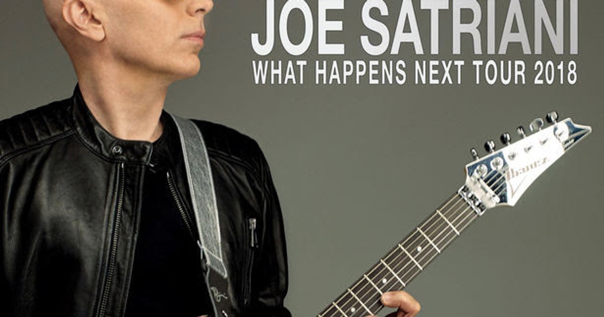 Program și reguli de acces la concertul lui Joe Satriani. Afișul concertului