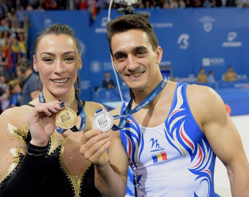 Cătălina Ponor a luat aur la bârnă, iar Larisa Iordache bronz la același aparat. Marian Drăgulescu, argint la sărituri la CE de gimnastică de la Cluj-Napoca / VIDEO