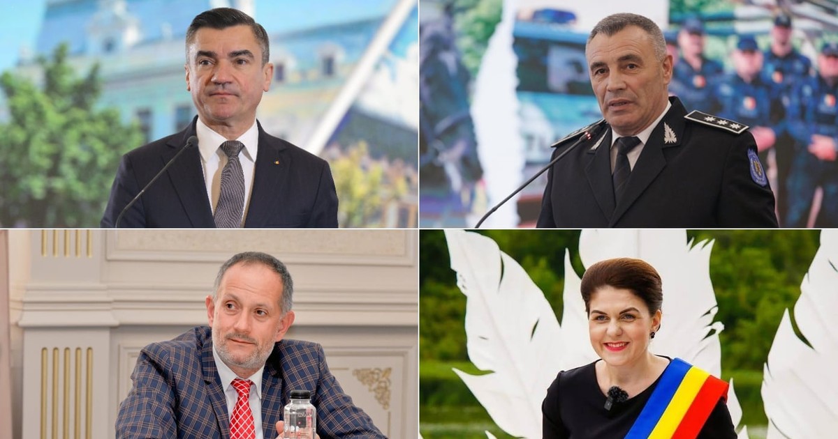 Un colaj cu trei barbati si o femeie