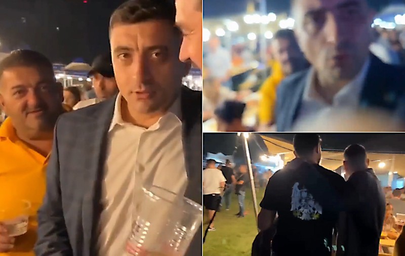 „Eu sunt persoana care l-a interpelat pe George Simion”. Bărbatul care acuză că a fost agresat de liderul AUR contrazice explicațiile acestuia