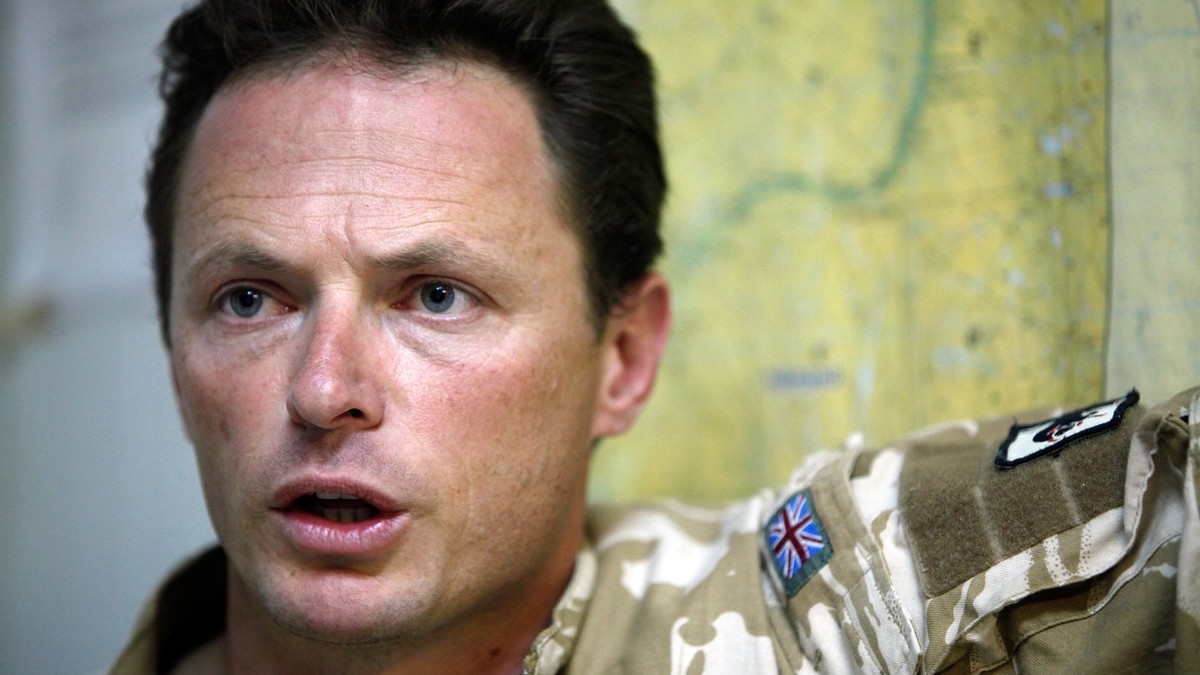 Generalul britanic Sir Roly Walker în 2009, în provincia Helmand din Afganistan Foto: Profimedia