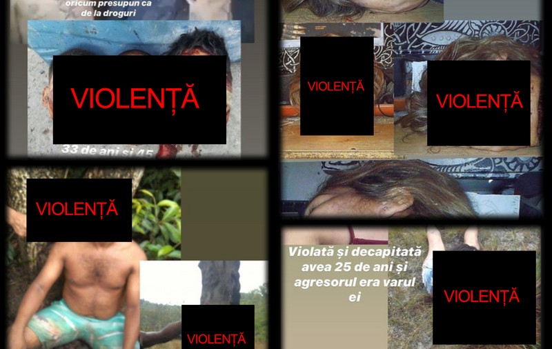 Poliția Română s-a autosesizat în cazul prezentat de Libertatea al dezaxatului cu un cont de Instagram urmărit de 5.000 de fani, pe care postează crime și violuri