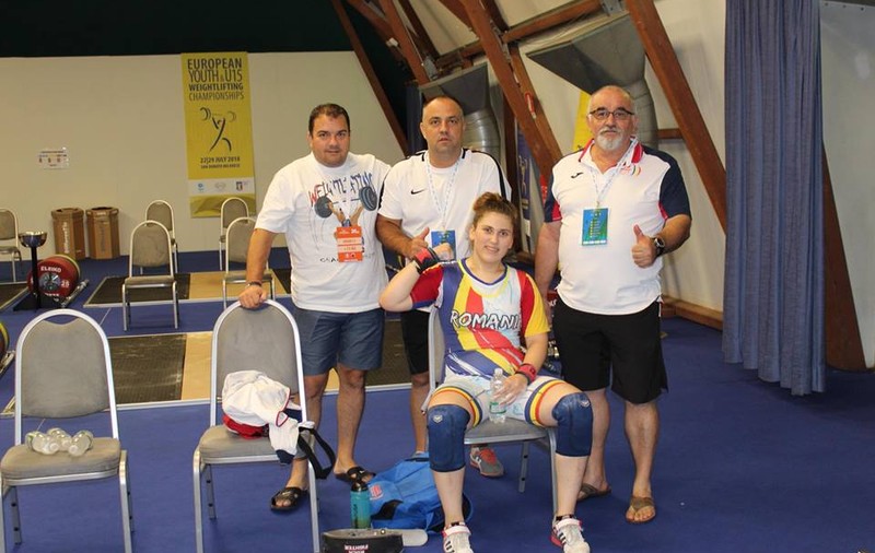 Luciana Condurache a câștigat trei medalii de aur la Campionatele Europene de haltere!