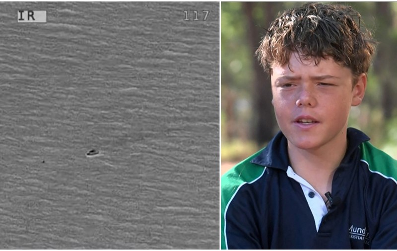 Un copil de 13 ani a înotat 4 kilometri printre rechini, ca să-și salveze familia pierdută pe mare, în Australia: „Supraomenesc”