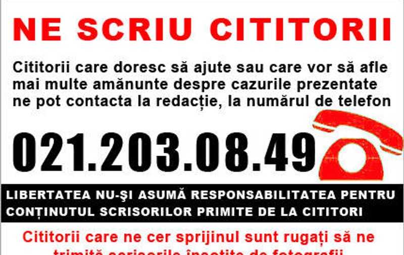 Ne scriu cititorii | "Mă lupt cu o durere cumplită de spate"