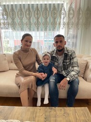Naser, alături de familie