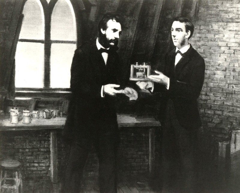 Alexander Graham Bell și Thomas Watson, Foto: Profimedia