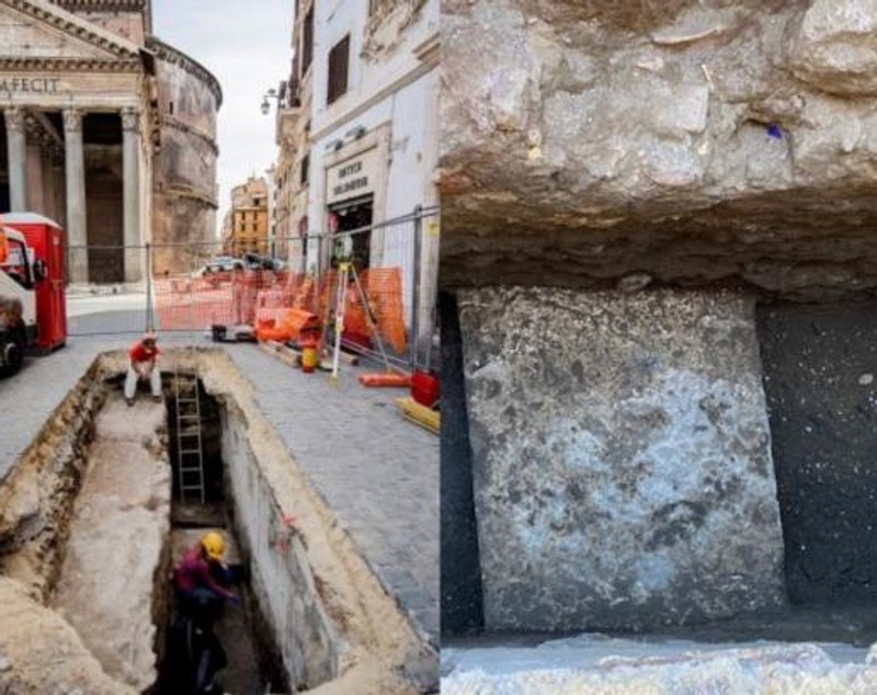 Descoperire uluitoare a arheologilor lângă Pantheonul din Roma. Are 2.000 de ani
