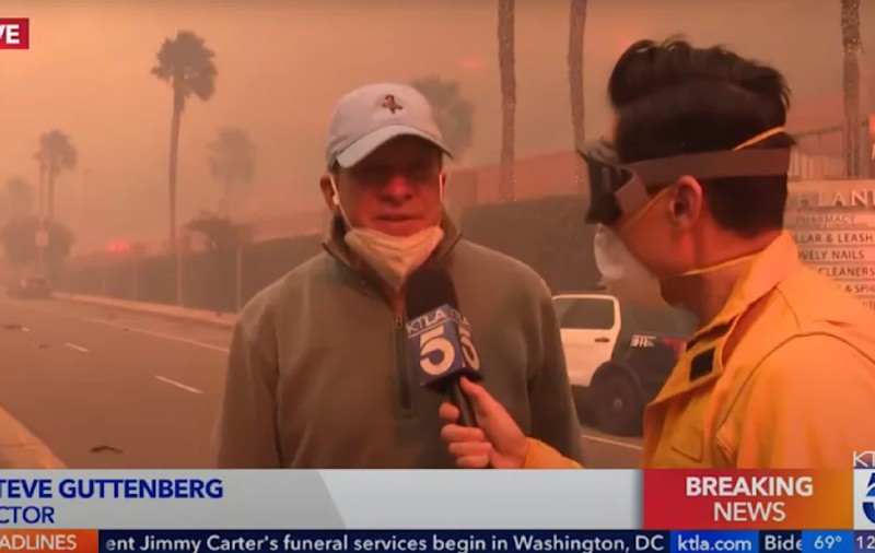Actorul Steve Guttenberg, vedeta din „Academia de Poliție”, erou în lupta cu flăcările, la Los Angeles | VIDEO