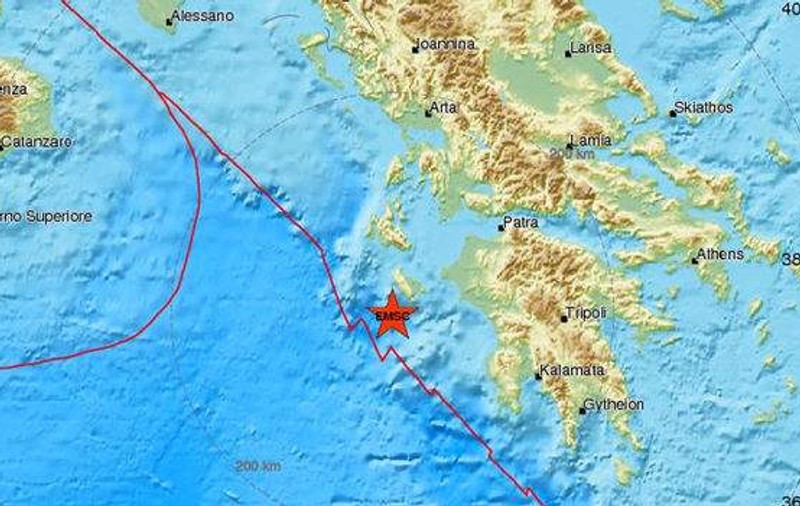 Cutremur de 6.8 pe Richter în Grecia, resimţit în Italia şi Albania