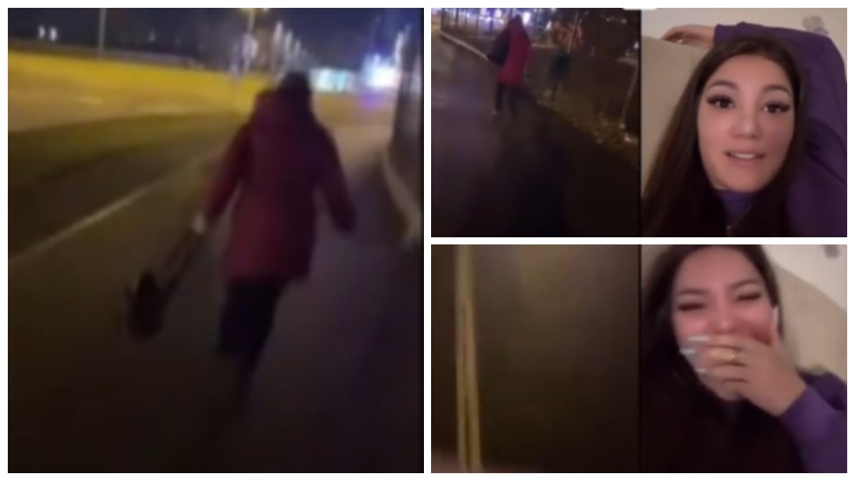 O femeie a fost agresată de un bărbat pe o stradă din București, în urma unor provocări de pe TikTok. Polițiștii s-au autosesizat
