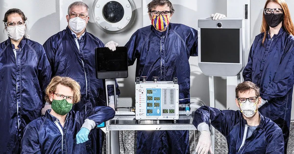 NASA a creat un ventilator low-cost pentru bolnavii de COVID