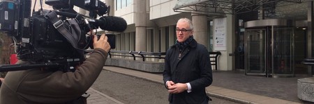 Jurnalistul BBC James Gallagher, care s-a expus experimentului „10 grade Celsius”