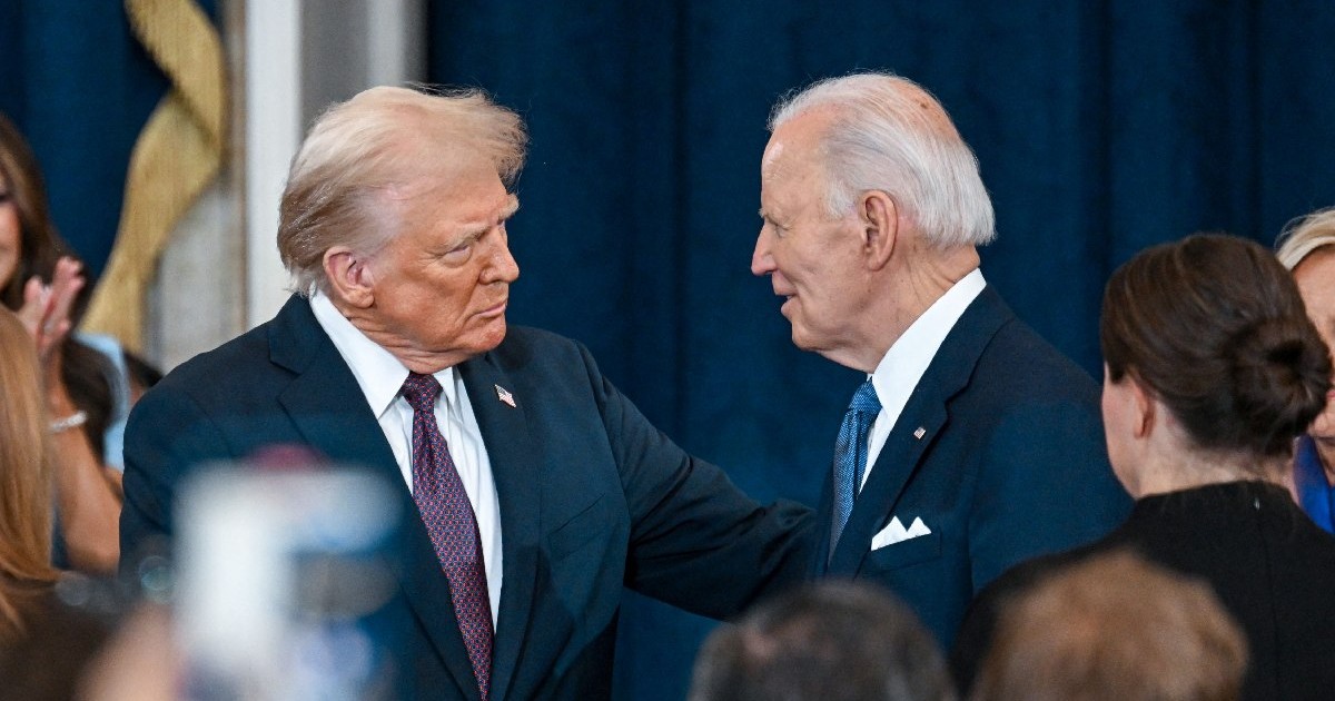 Președintele ales Donald J. Trump și președintele Joe Biden asistă la inaugurarea lui Donald Trump ca al 47-lea președinte al Statelor Unite, care are loc în Capitol Rotunda din clădirea Capitoliului SUA din Washington, D.C., luni, 20 ianuarie 2025.