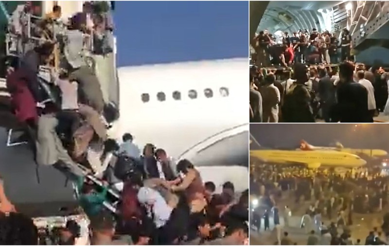 Disperare pe aeroportul din Kabul. Cel puțin 5 morți, după ce mii de oameni s-au îmbulzit să prindă un loc într-un avion
