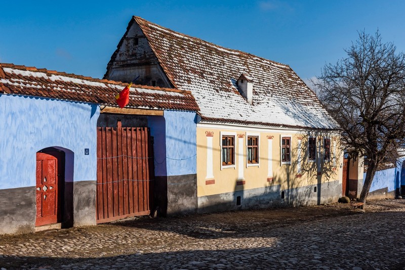 Casa de la Viscri este şi sediul Fundaţiei Prinţul de Wales (foto Profimedia)