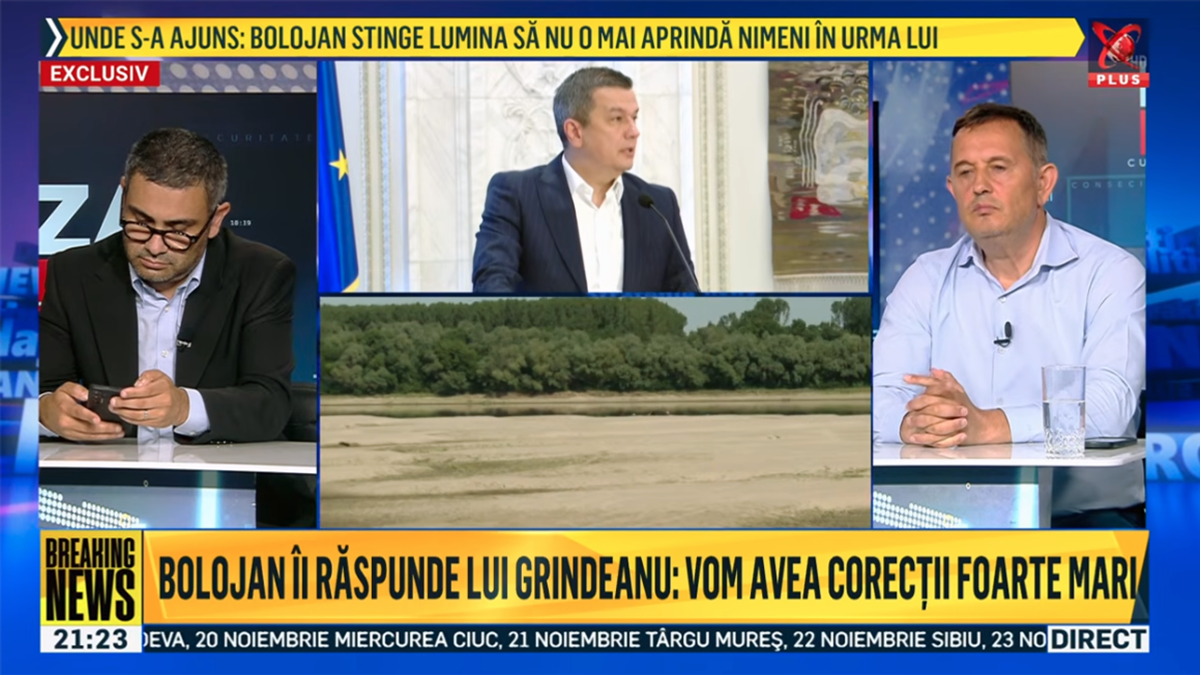 Captura de ecran a unei televiziuni